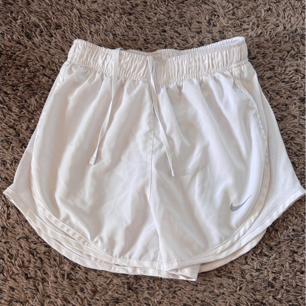 Nike Women's White Athletic Shorts